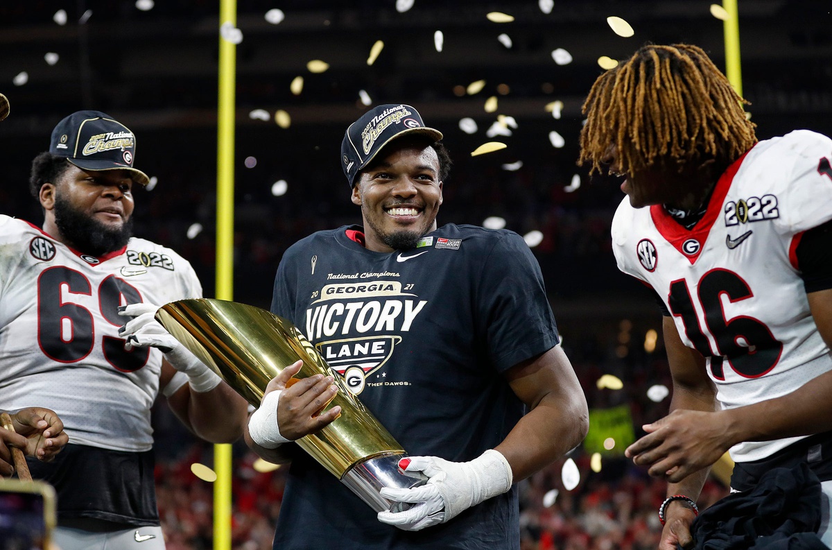 How many national championships does Georgia football have?