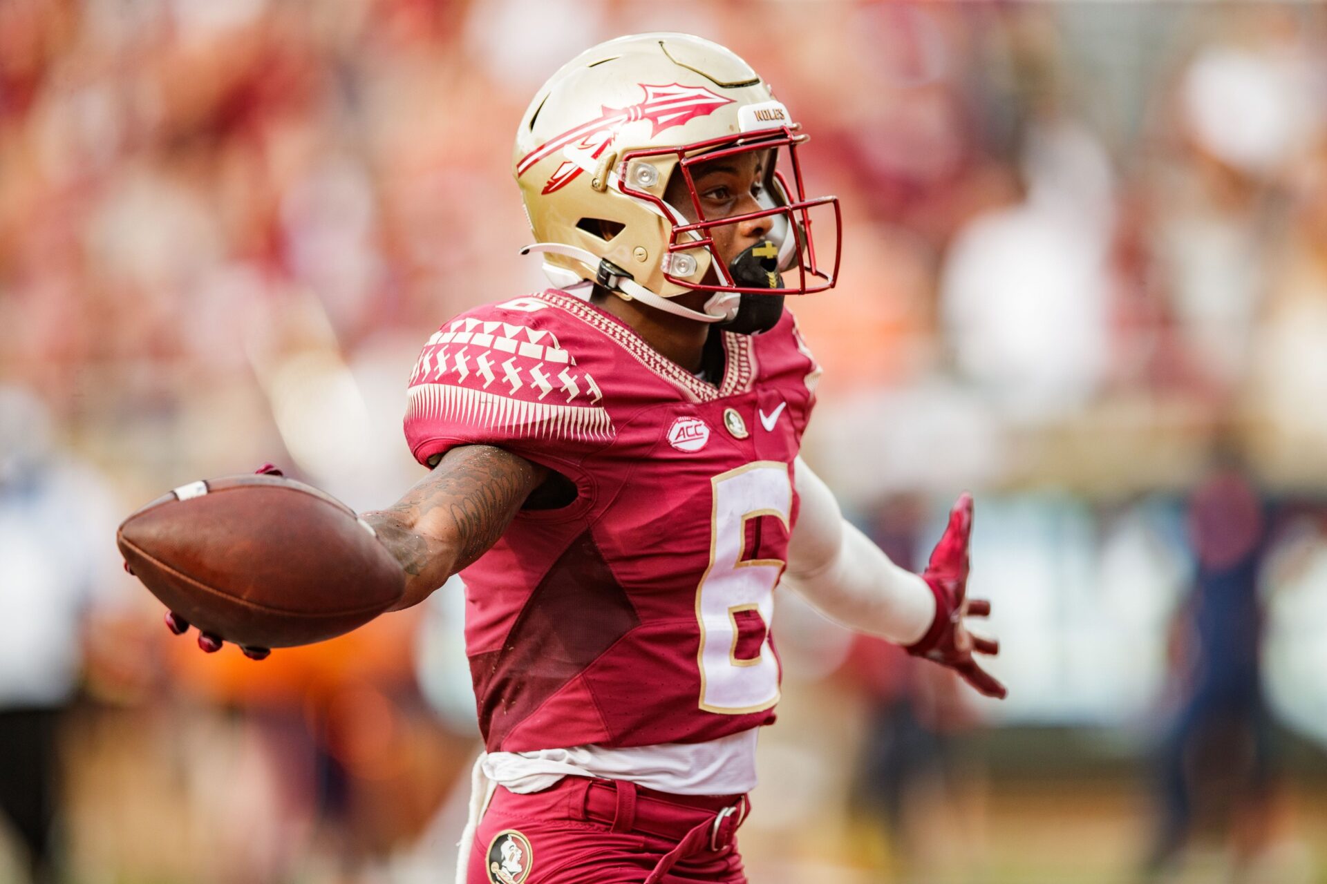 Florida State WR Keyshawn Helton Transfers to Cincinnati