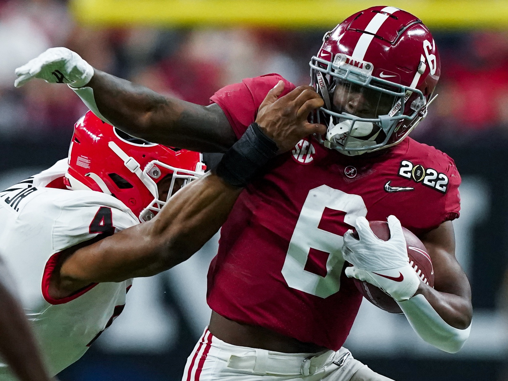 Alabama running back Trey Sanders enters NCAA transfer portal