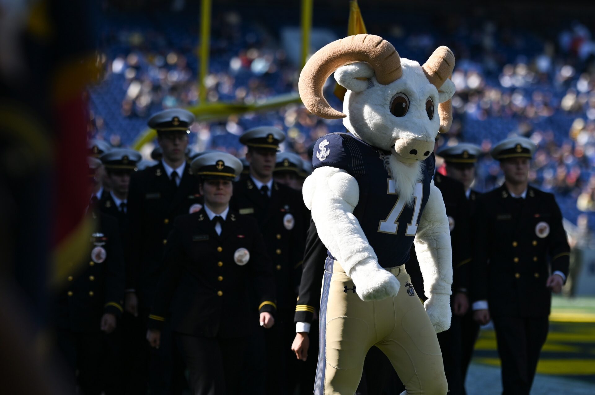 History of the Navy Midshipmen Mascot