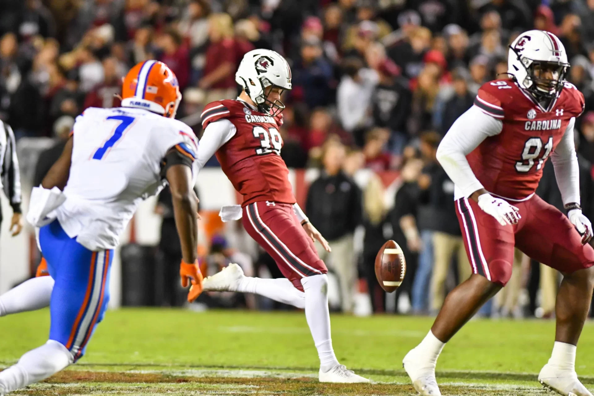 Kai Kroeger Puts the Special Into South Carolina Gamecocks Special Teams