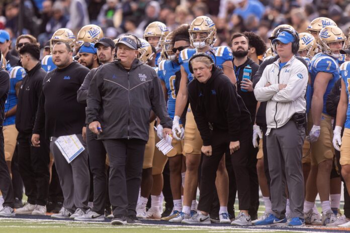 UCLA's coaching staff led by Chip Kelly in 2023