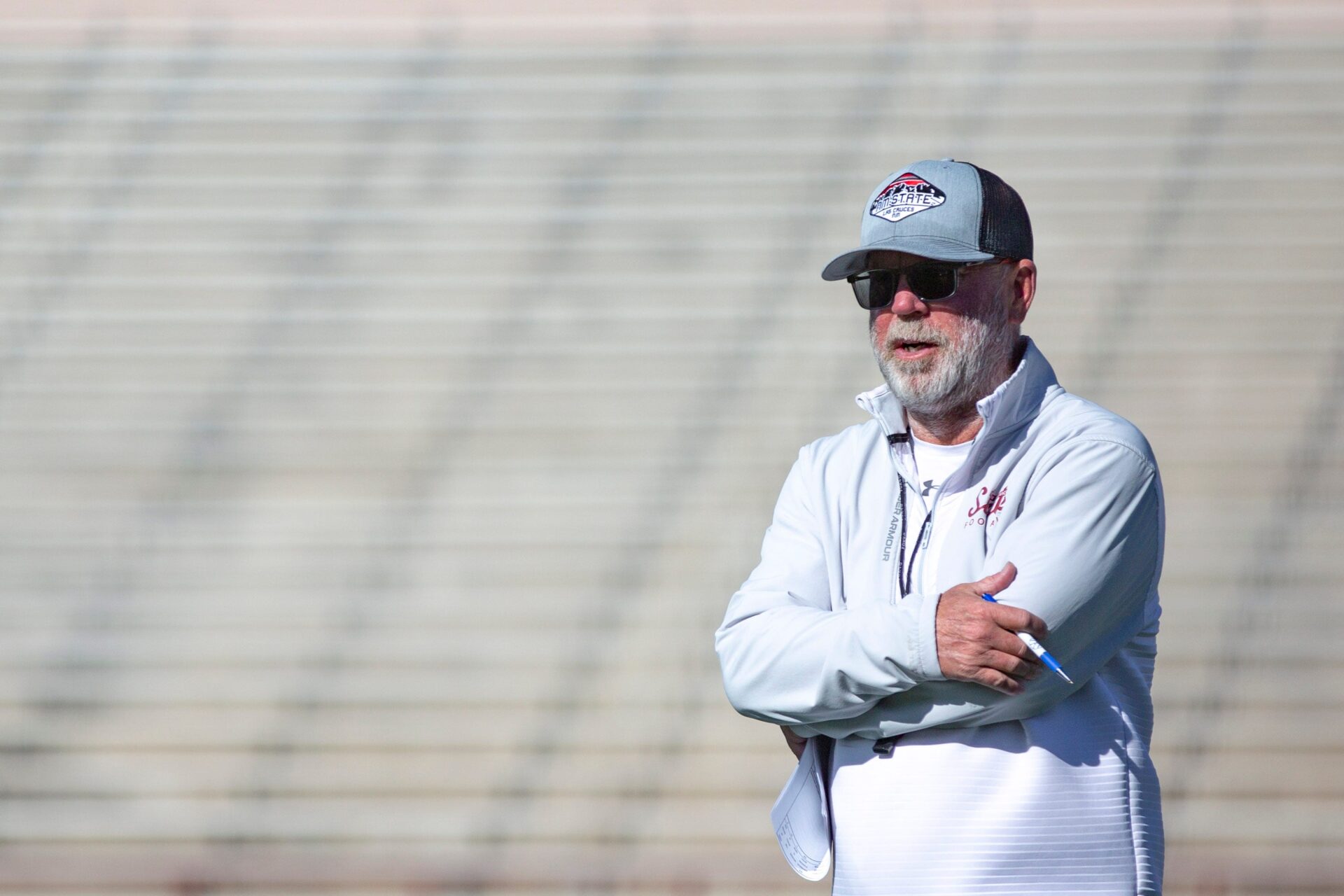 New Mexico State head coach Jerry Kill