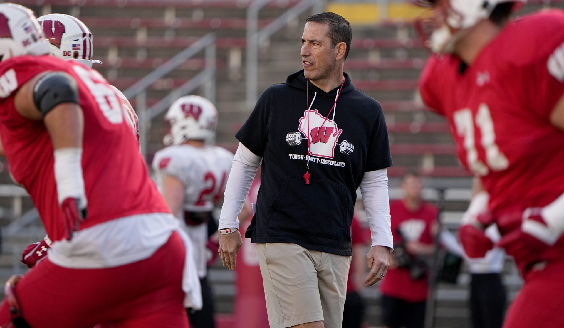 Luke Fickell leads Wisconsin in 2023