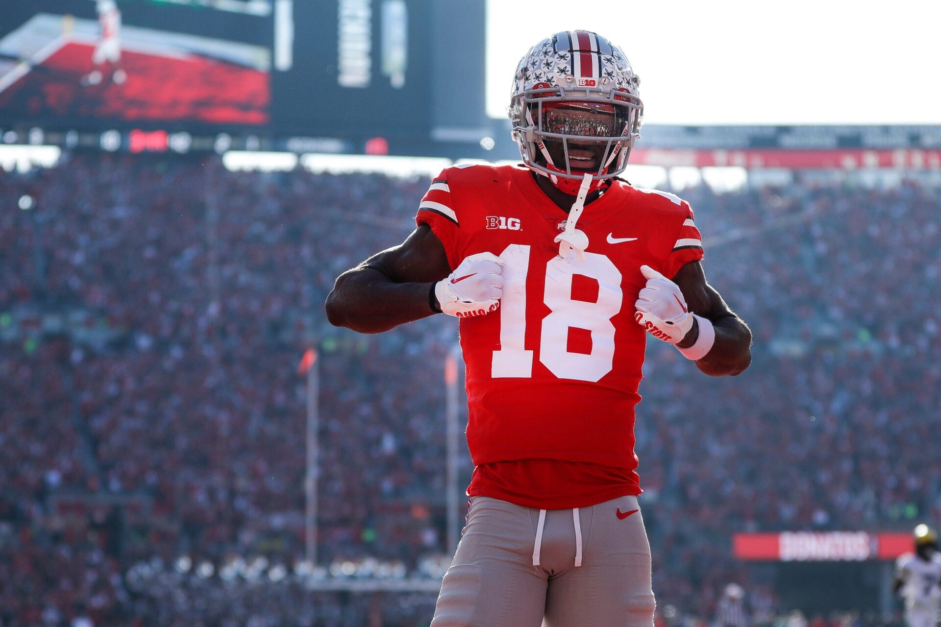 Marvin Harrison Jr. leads all the college football WR Rankings in 2023