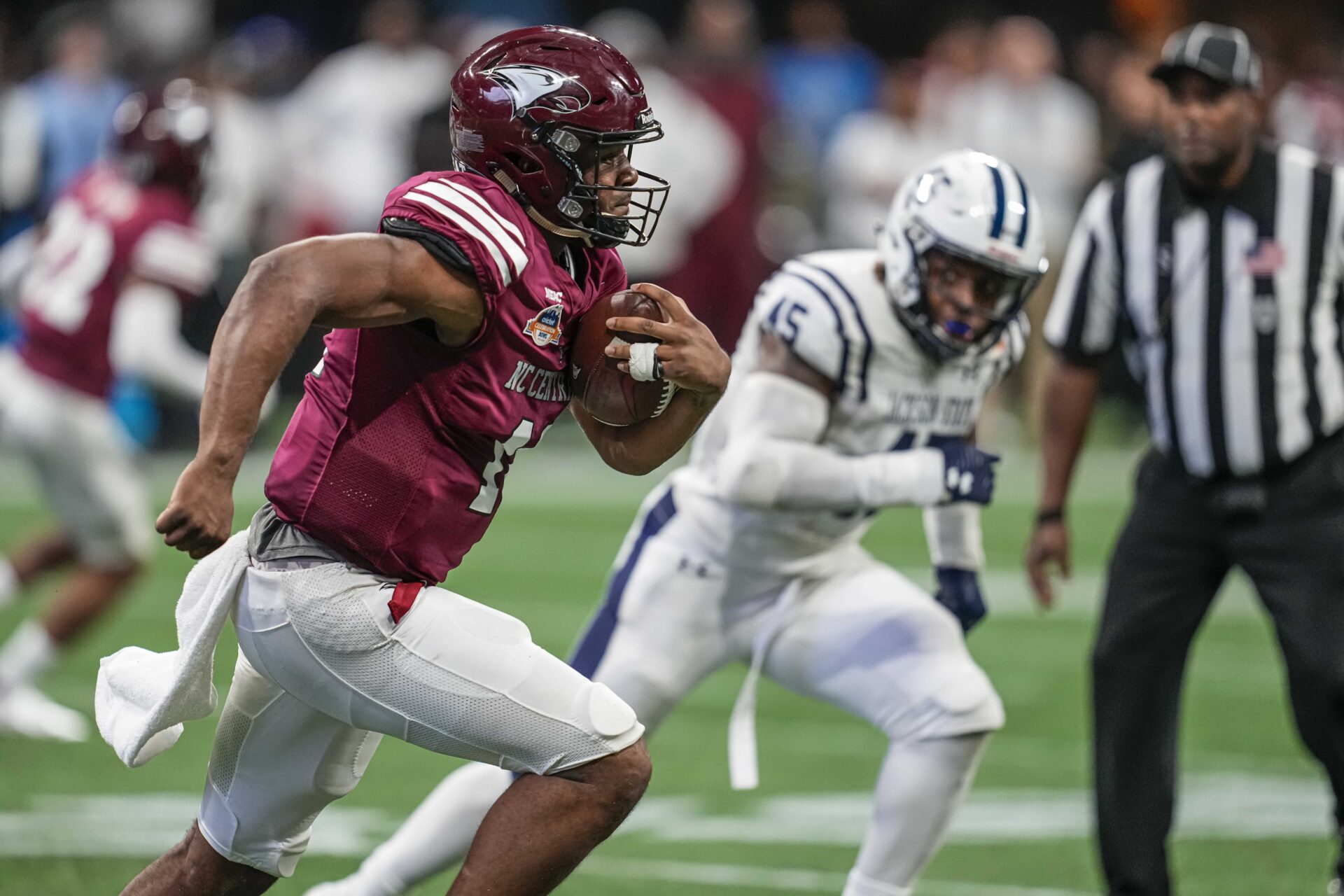 The top five HBCU prospects on offense include NC Central QB Davius Richard