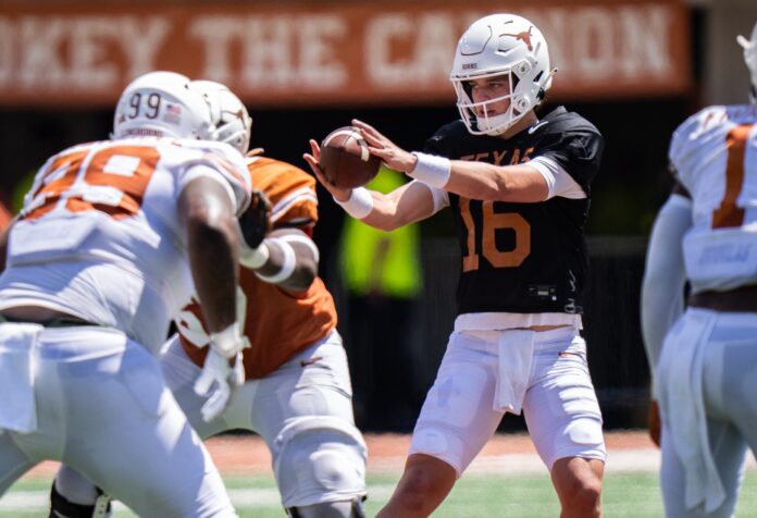 What does the future hold for Arch Manning at Texas as he battles it out behind Quinn Ewers to start the 2023 season?