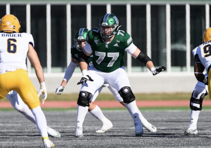 Eastern Michigan OT Brian Dooley is exactly who you want him to be