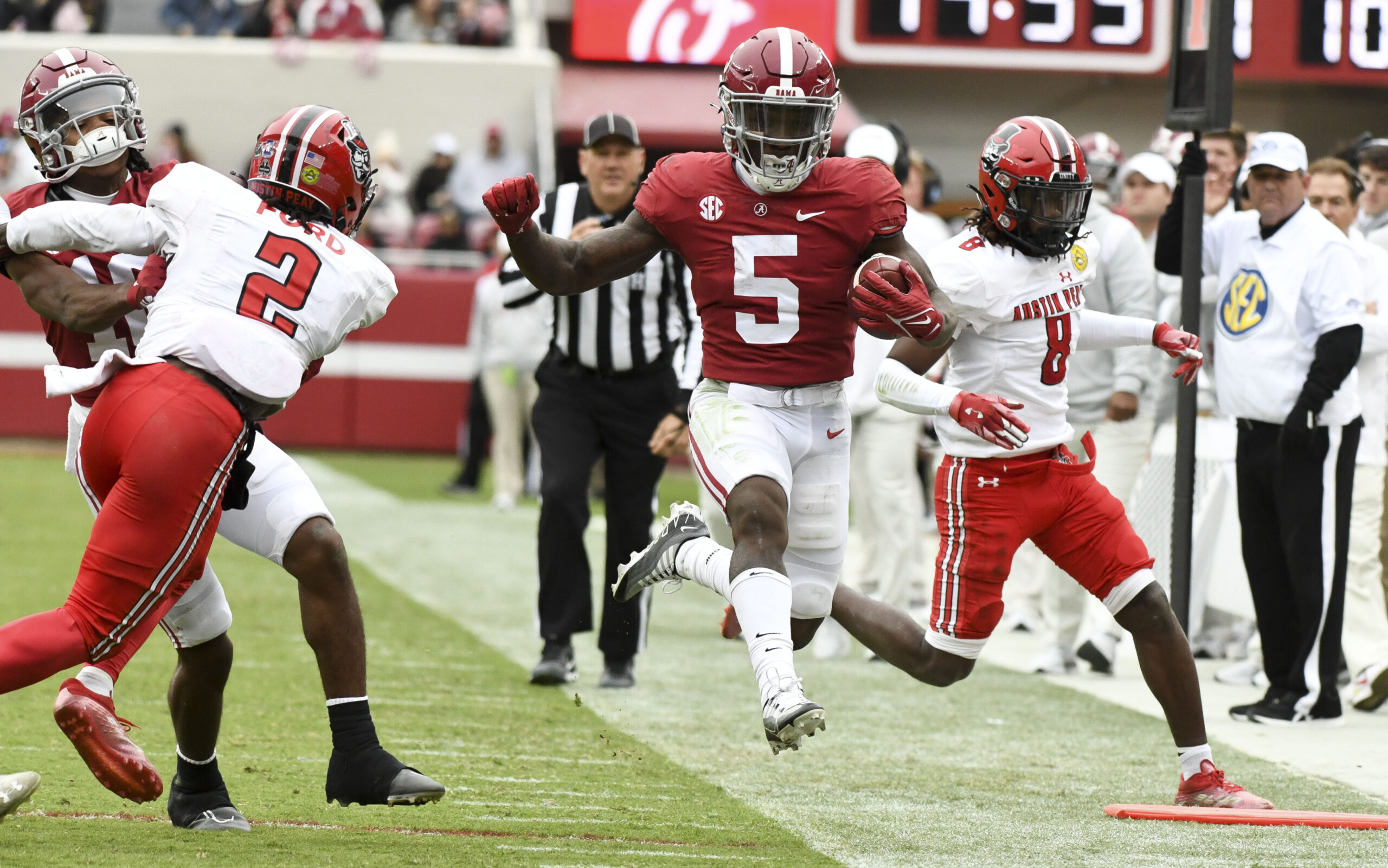 Alabama vs. Mississippi State odds, spread, time: 2023 college football  picks, Week 5 predictions from model 