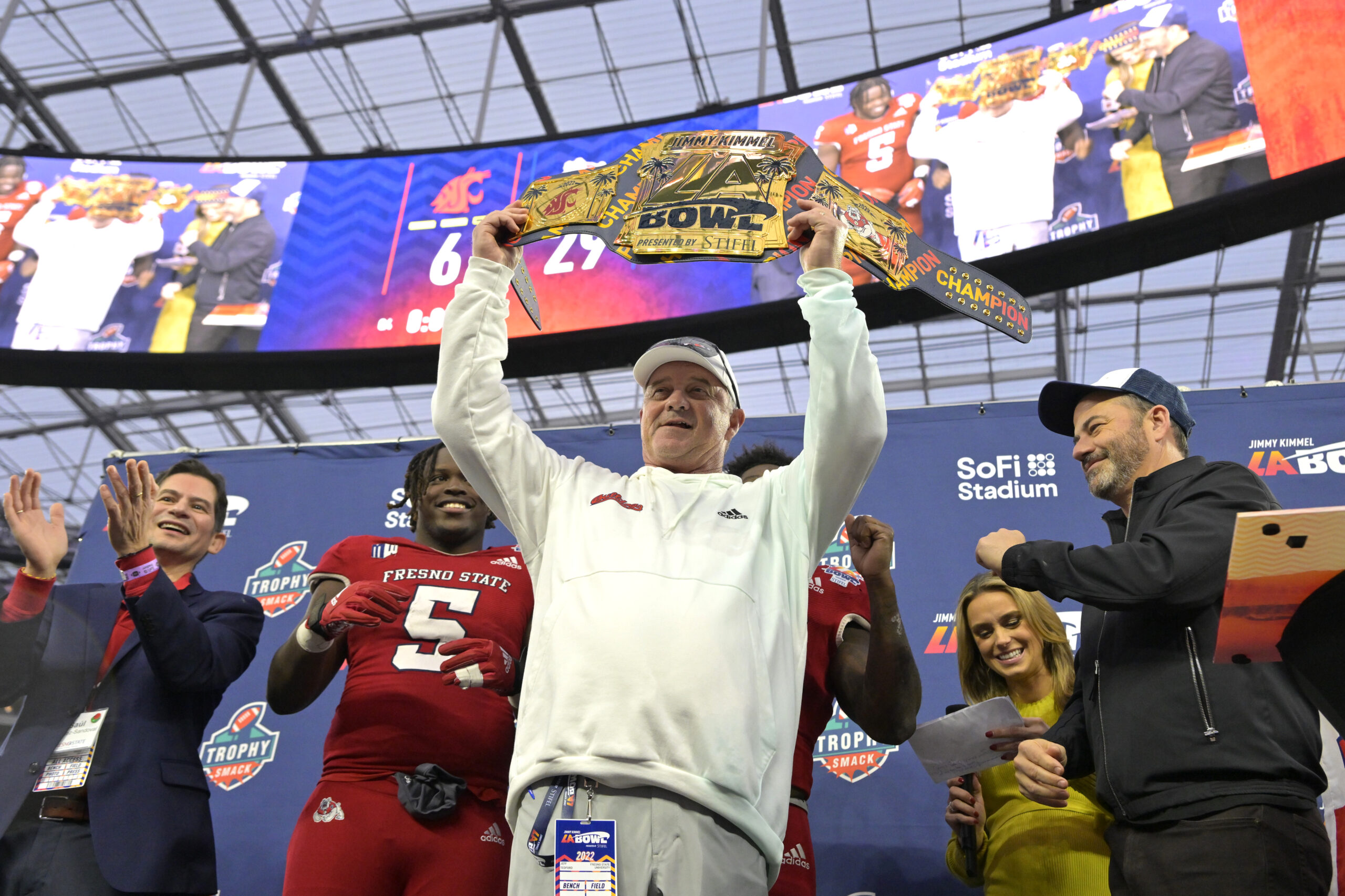 Commemorative Jimmy Kimmel 2022 La Bowl Ring | TrophySmack