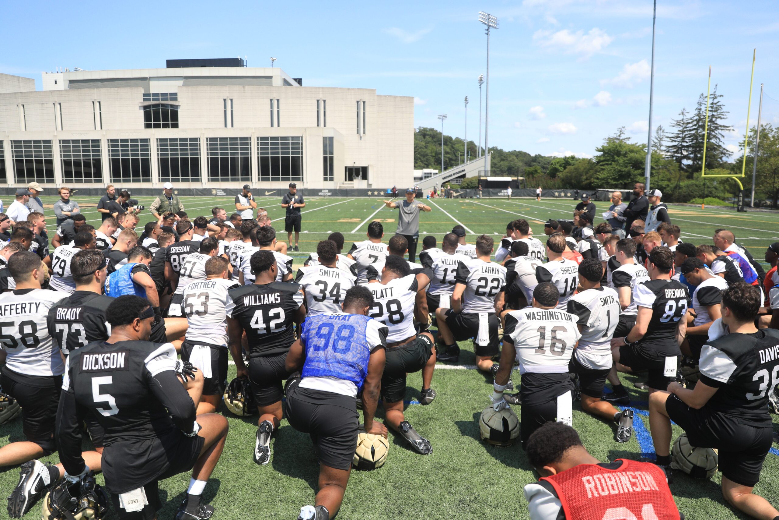 army football players