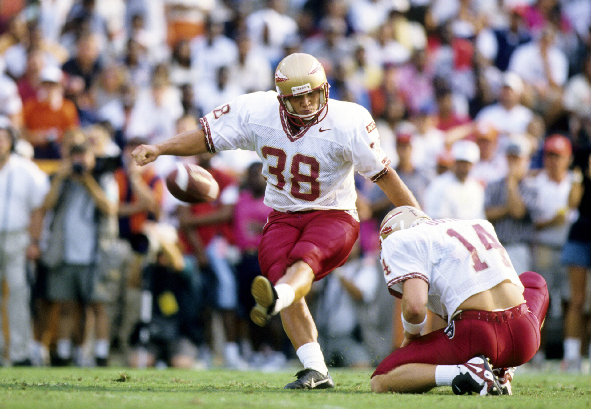 What is the Lou Groza Award, who is it given to, and who has won it twice?