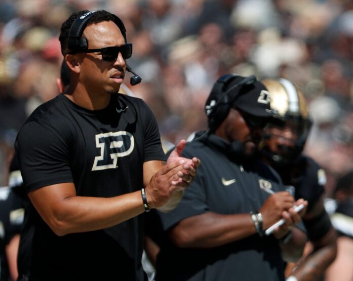 Purdue Boilermakers coaching staff is led by Ryan Walters