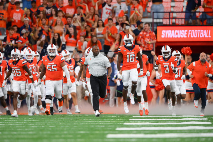 The Syracuse Orange coaching staff is led by Dino Babers