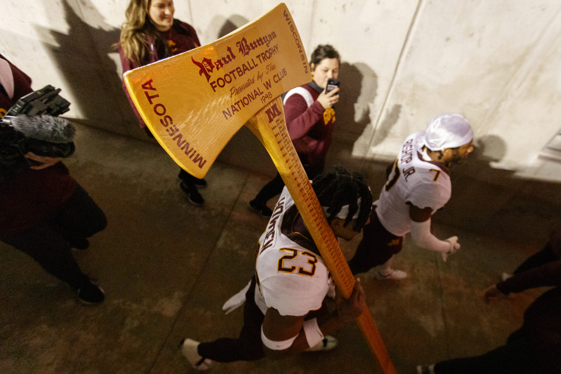 The longest continuous college football rivalry games are headlined by some truly awesome trophies