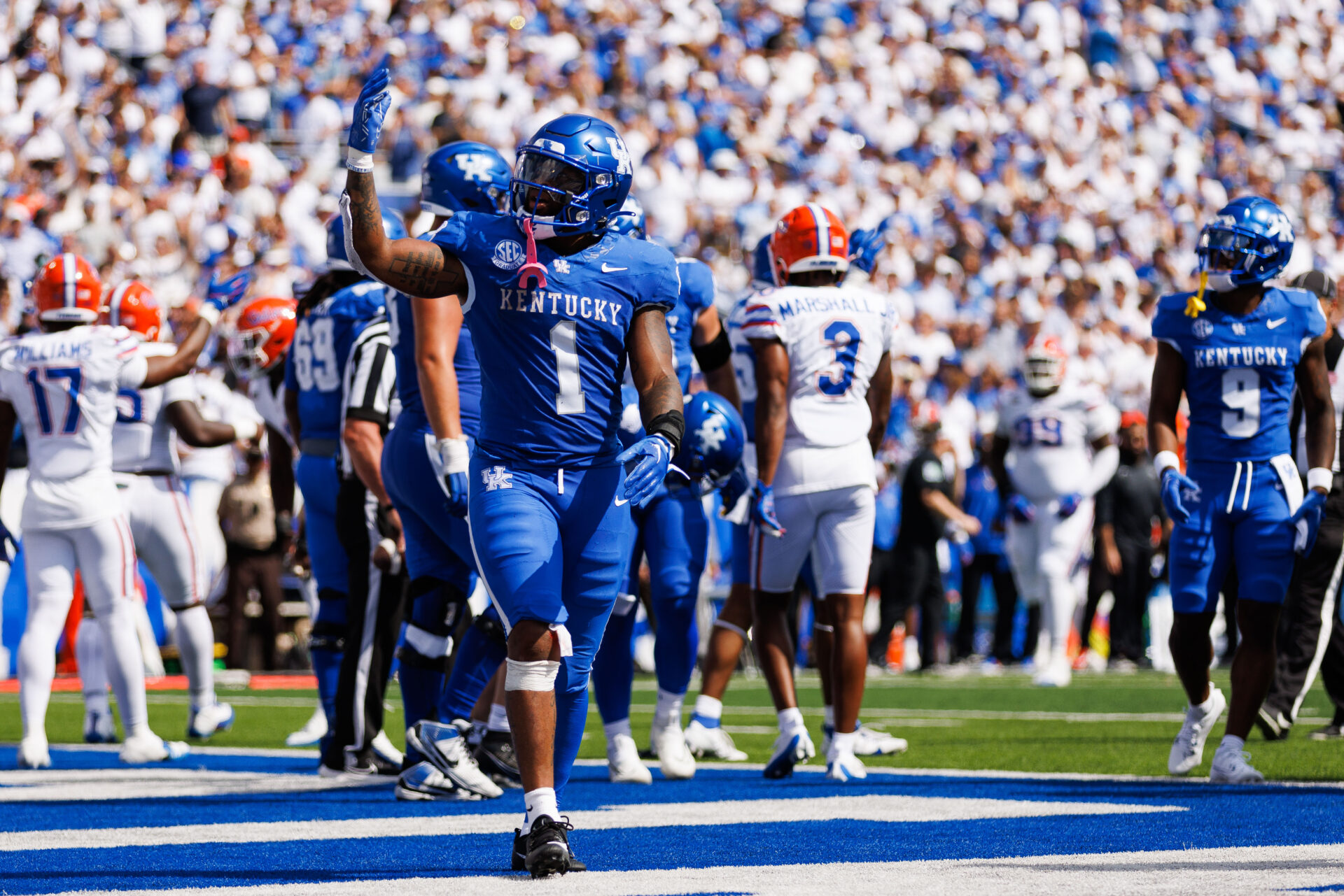 Kentucky RB Ray Davis' career day also includes topping the charts of College Football's fastest players in Week 5.