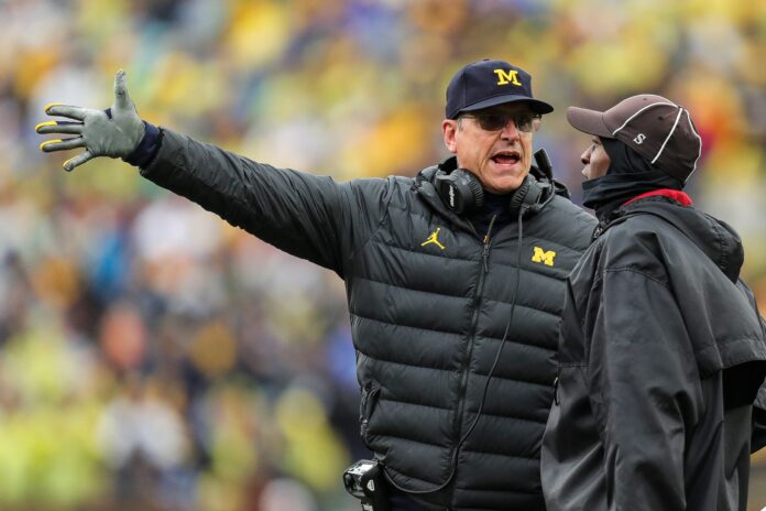 Michigan head football coach Jim Harbaugh has had success everywhere he's coached, but is at the center of multiple scandals in Ann Arbor