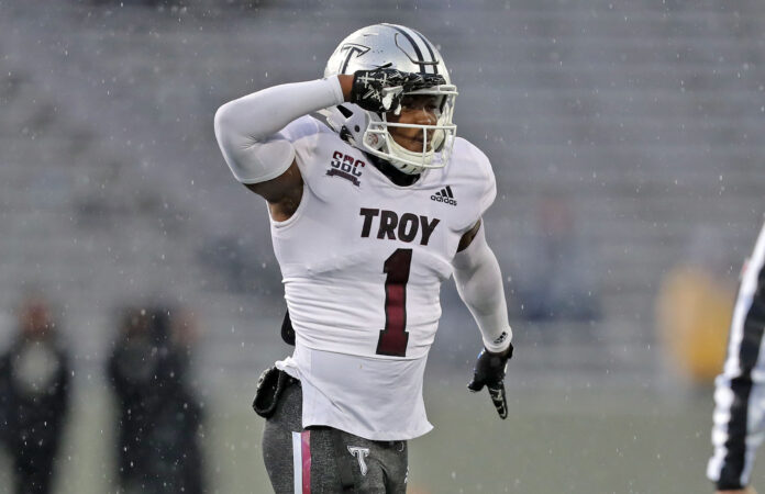 The Sun Belt Football Standings for the 2023 college football season featuring the App State Mountaineers and Troy Trojans squaring off in the Championship.