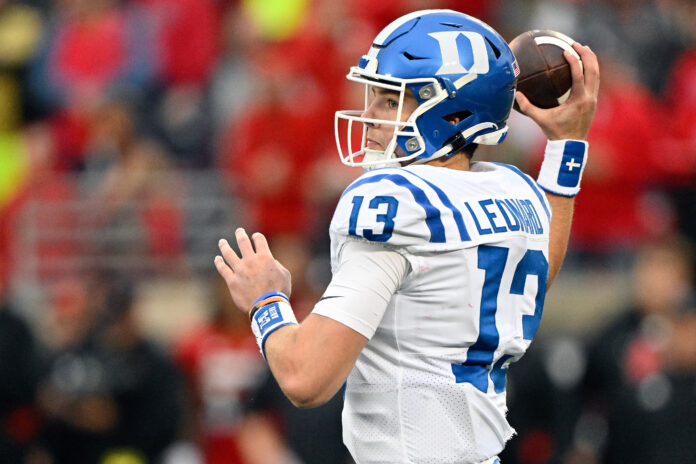 Duke QB Riley Leonard has entered the college football transfer portal. What are his top landing spots, and could he find himself in College Station?