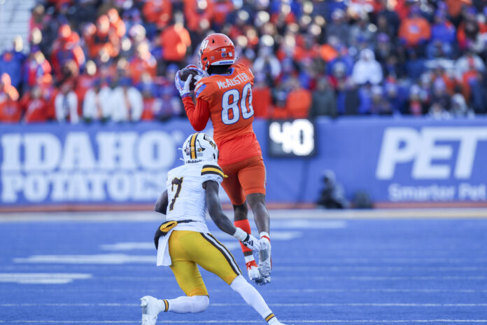Boise State wide receiver Eric McAlister intends to transfer to a new team in 2024, and these five teams makes the most sense for his services