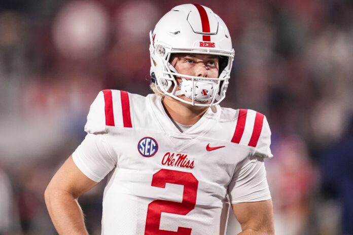 Ole Miss QB Jaxson Dart left the Rebels' Week 11 game against Georgia with an injury in the second half. Here's what we know about his current status.