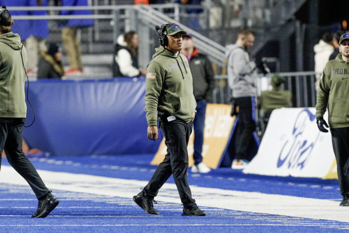 Andy Avalos has been dismissed from his duties as head coach of Boise State. The now-former Broncos coach held a 22-14 record with the program.