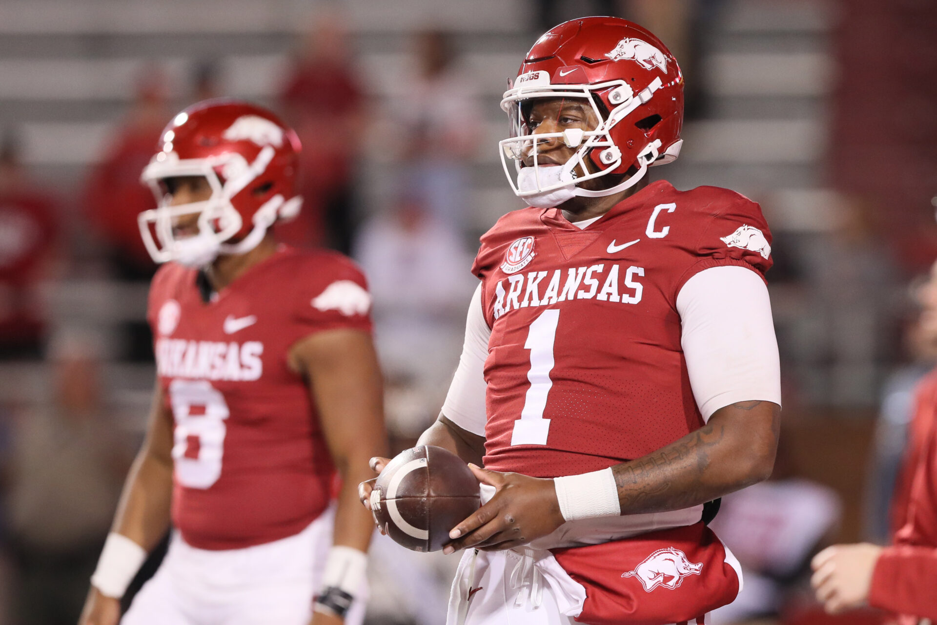 Arkansas QB KJ Jefferson entered the transfer portal on Wednesday. We break down the five-best landing spots for the dual-threat playmaker.