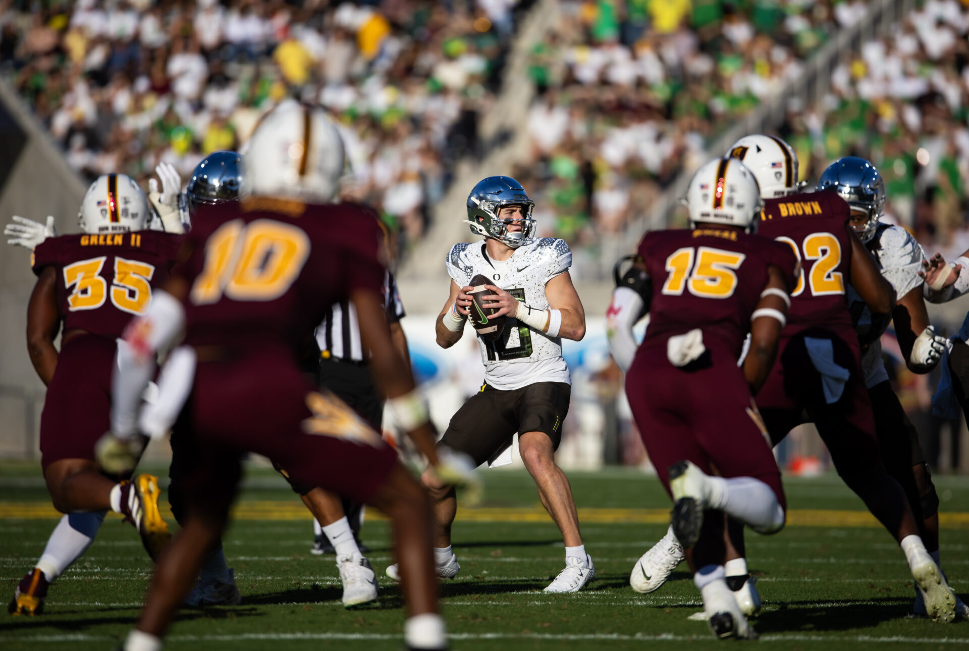 The Week 12 college football slate gave us some incredible performances across the nation -- especially in a half of action from Oregon QB Bo Nix.