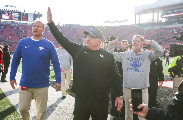 Looking closely at the Kentucky 2024 Football Schedule showcases a tough road ahead for the Wildcats and head coach Mark Stoops.