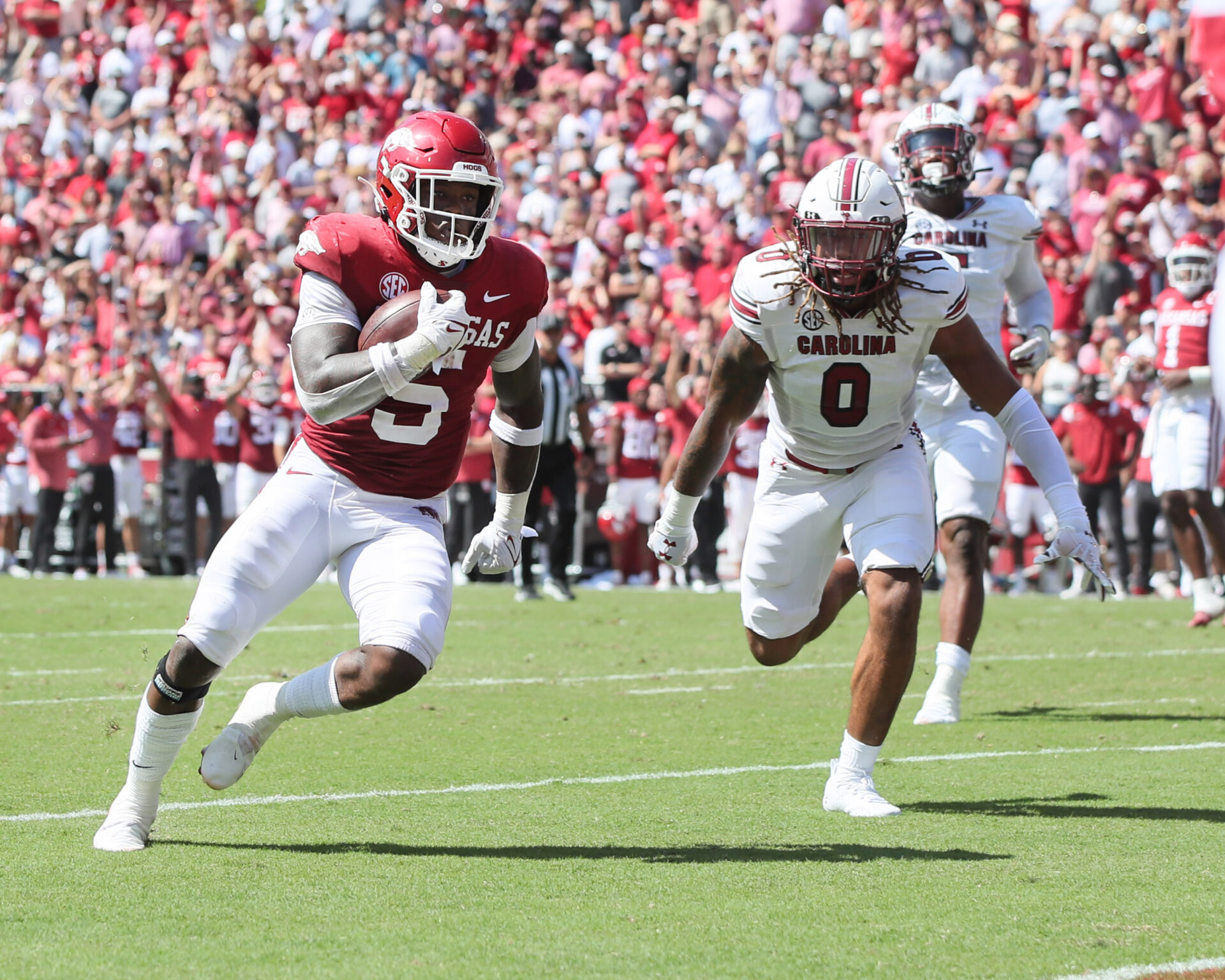 Rocket Sanders is sticking in the SEC, joining the South Carolina Gamecocks through the transfer portal and hoping for a bounce-back year in 2024.