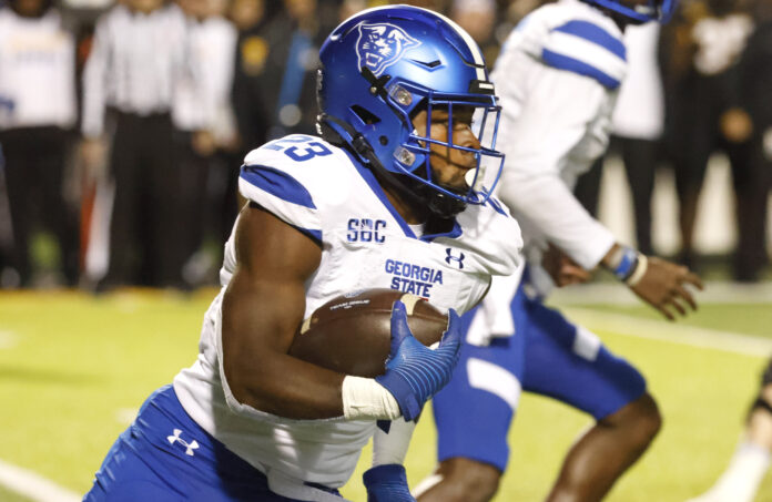 Georgia State RB and first-team All-Sun Belt performer Marcus Carroll has announced his transfer destination, committing to the Missouri Tigers for 2024.