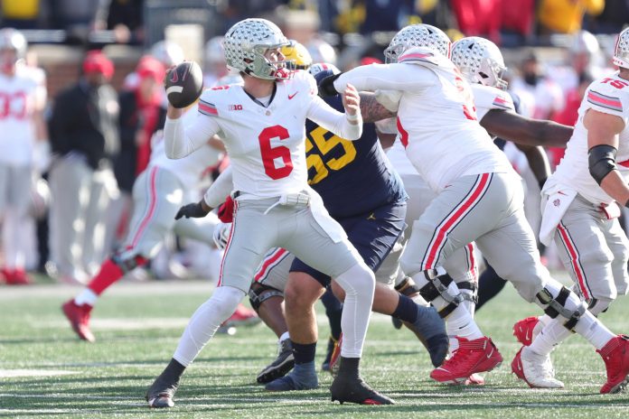 Ohio State quarterback Kyle McCord had a strong season for the Buckeyes, so why is he absent from the Cotton Bowl Classic? Did he transfer?