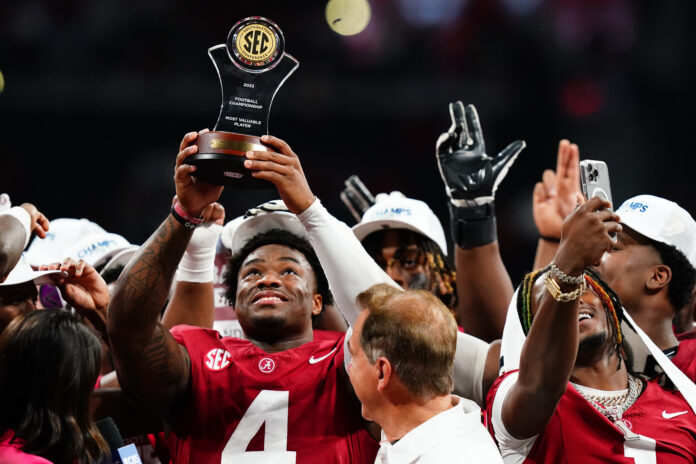 Alabama Crimson Tide quarterback Jalen Milroe leads an exciting cast of early potential 2024 Heisman Trophy candidates.