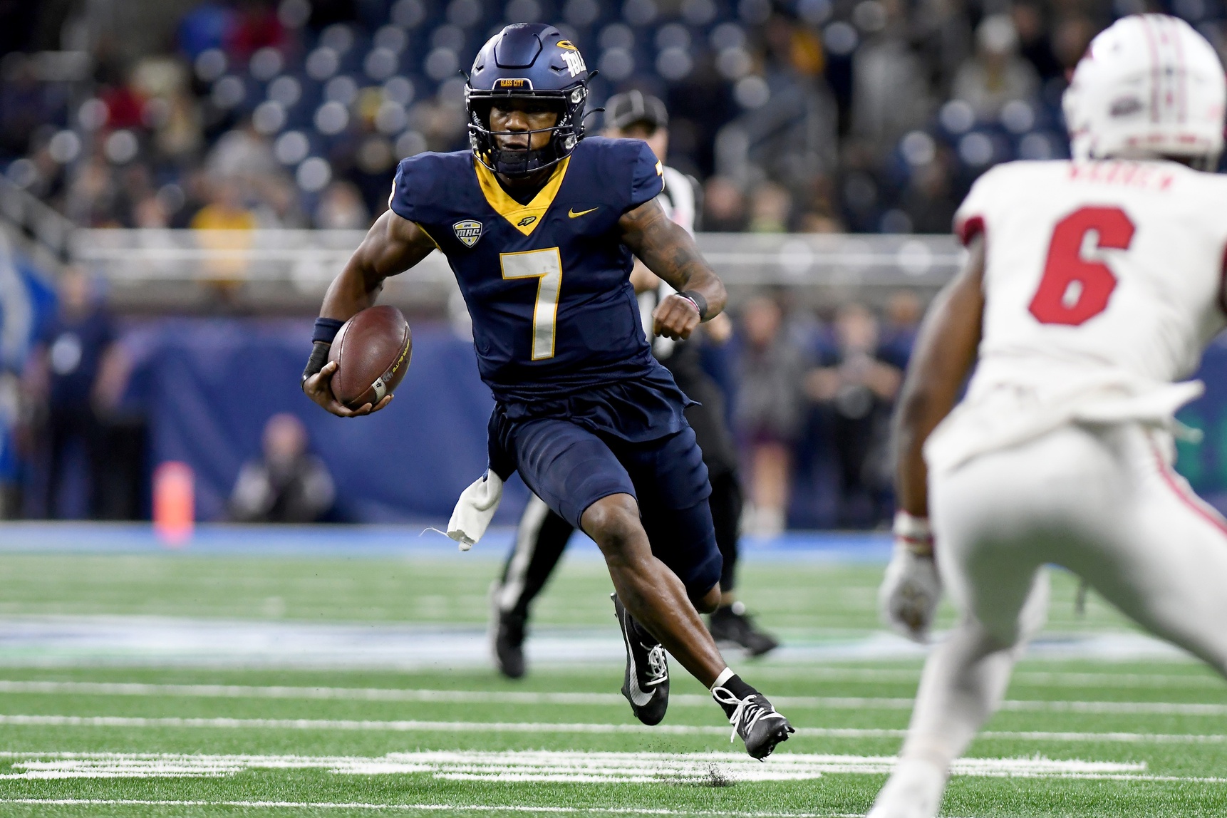 Toledo Rockets quarterback Dequan Finn.