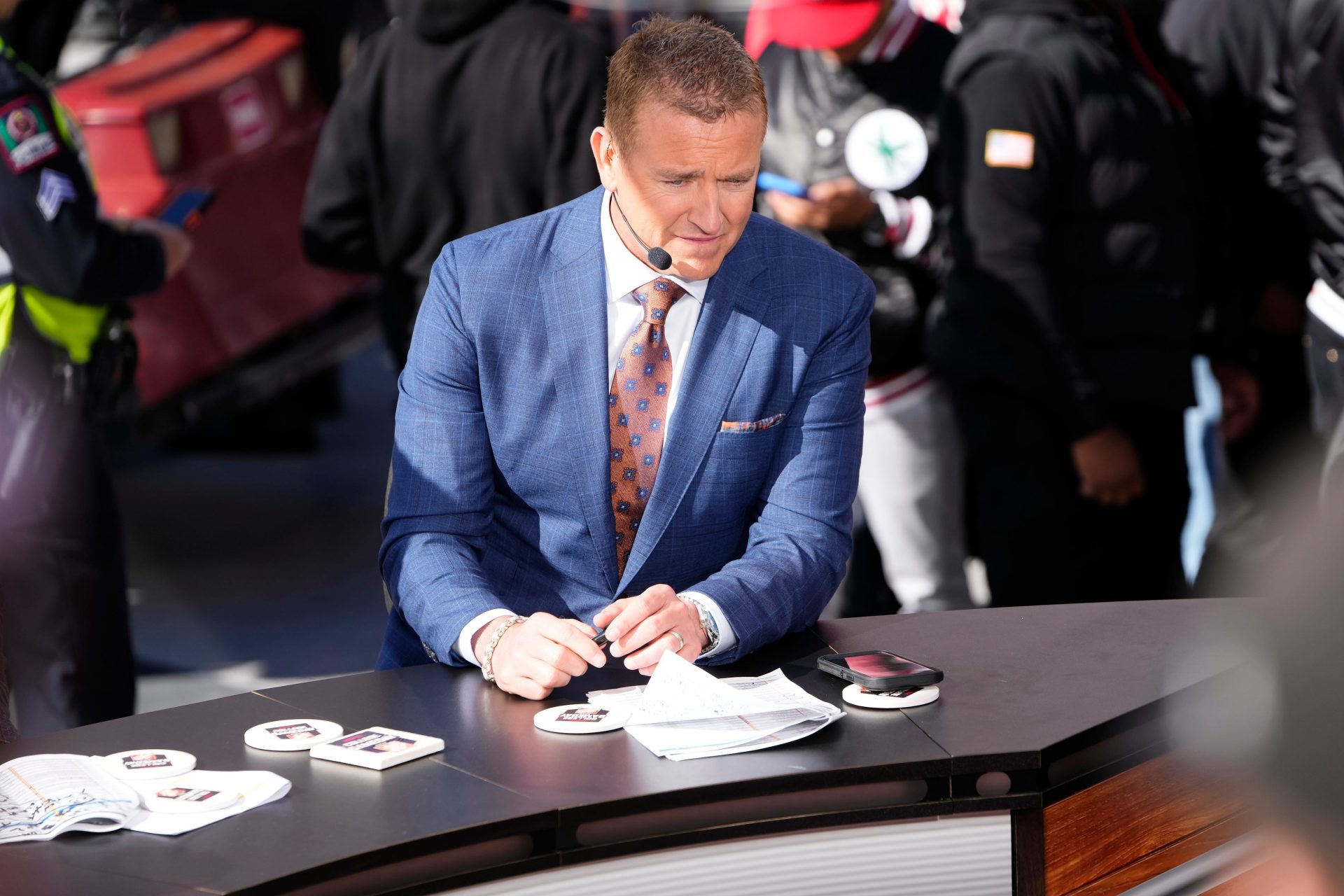 ESPN has their legendary announcers on hand to guide us through the College Football National Championship Game, including Kirk Herbstreit.