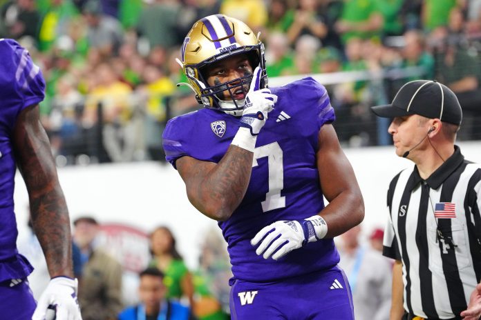Washington RB Dillon Johnson re-aggravated a lower leg injury against Texas in the Sugar Bowl. Find out if he will be ready for the national championship game.