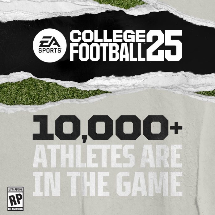 EA Sports has announced over 10,000 athletes to opt-in to College Football 25. That figure now gives EA the most robust game roster, likely in history.