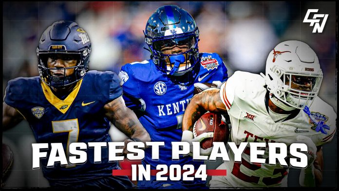 College Football's Fastest Players of 2024 Include Barion Brown, Jaydon Blue, and Dequan Finn