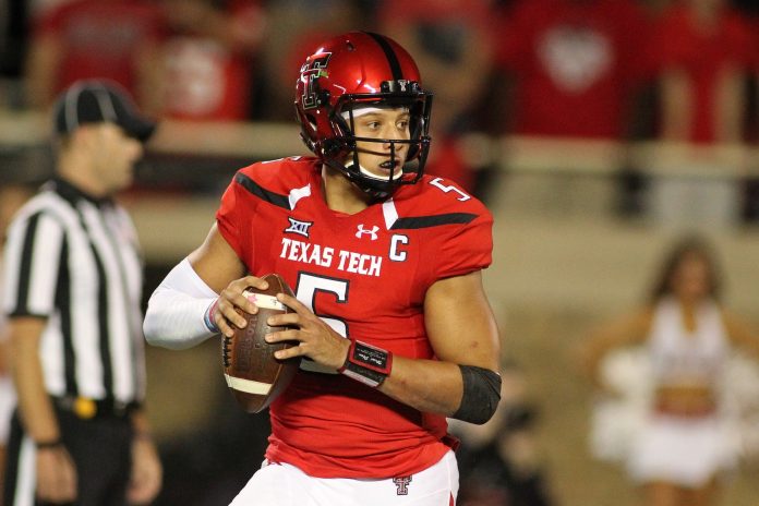 NFL quarterback Patrick Mahomes will be featured as a Texas Tech Red Raiders player in EA Sports College Football 25 game.