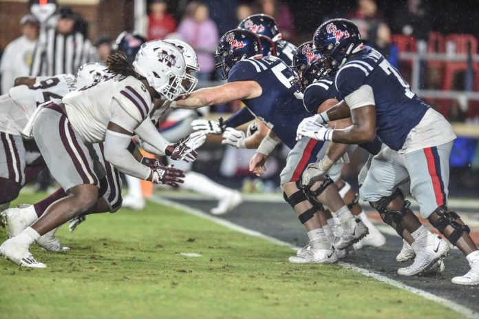 Ole Miss plays Mississippi State at the 2022 Egg Bowl at Ole Miss’ Vaught-Hemingway Stadium in Oxford.