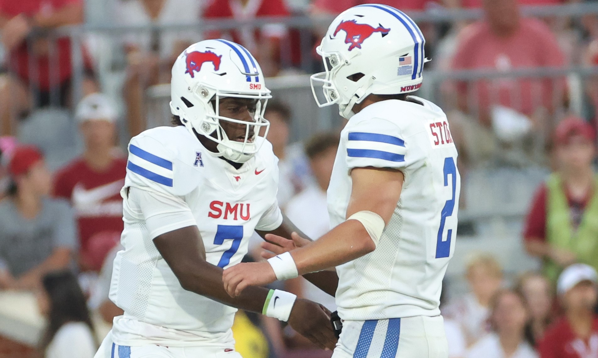 The SMU Mustangs have a rare two-QB system that actually works for them. In Preston Stone and Kevin Jennings they trust to potentially go far in 2024.