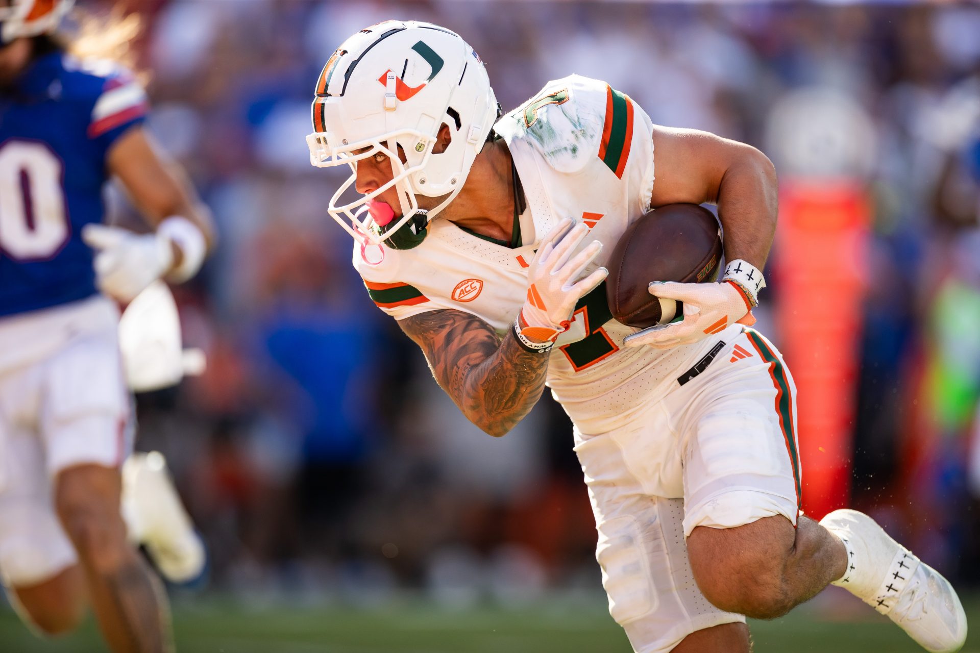 Xavier Restrepo put on a clinic against Florida, as the Hurricane receiver broke ankles and made his name nationally known following Miami's Week 1 performance.