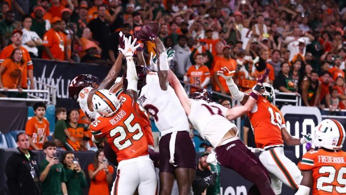 Overturned Virginia Tech Hail Mary Headlines Most Controversial College Football Referee Calls of All-Time