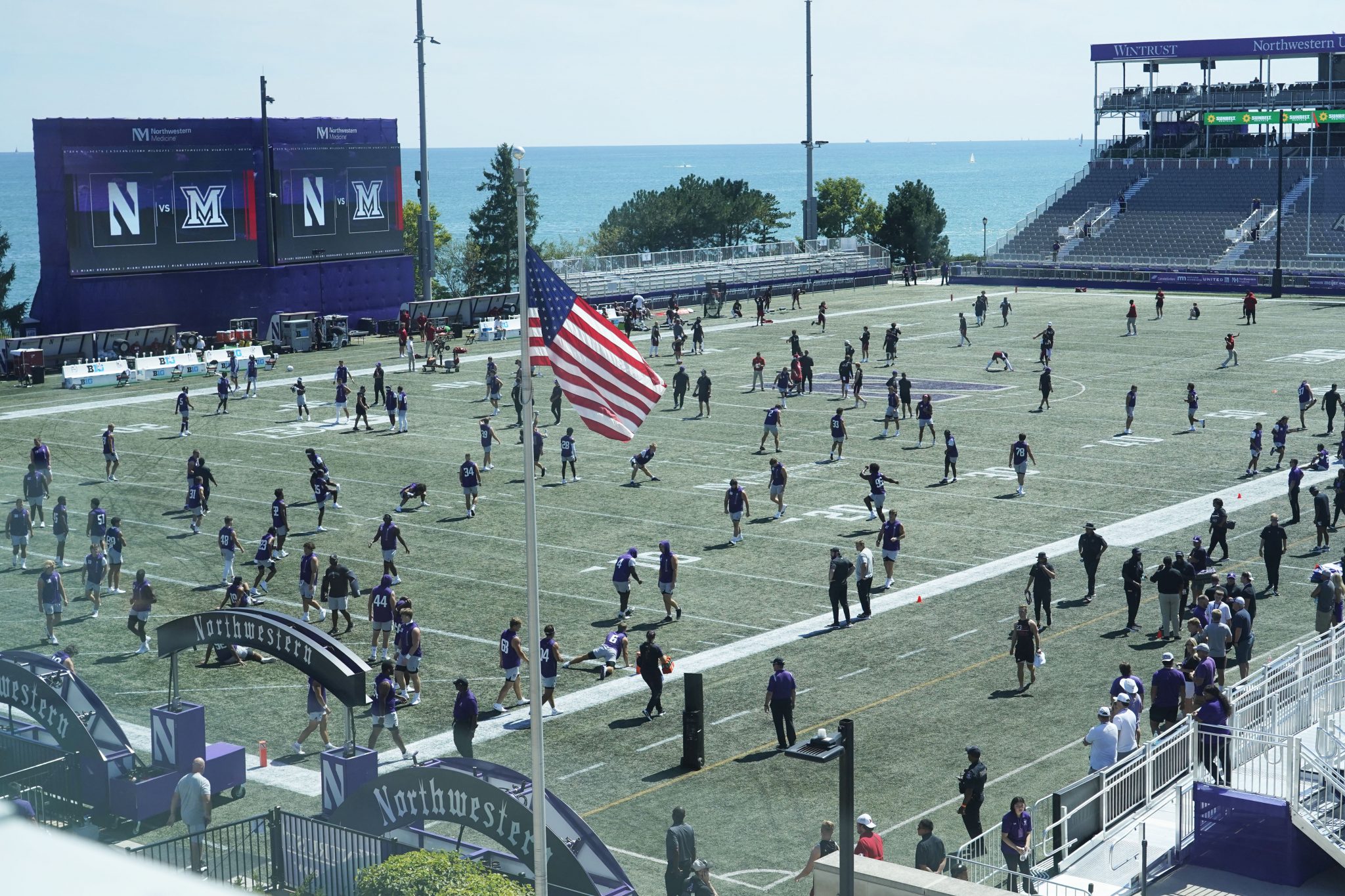 Why Is Northwestern Playing on Lake Michigan?