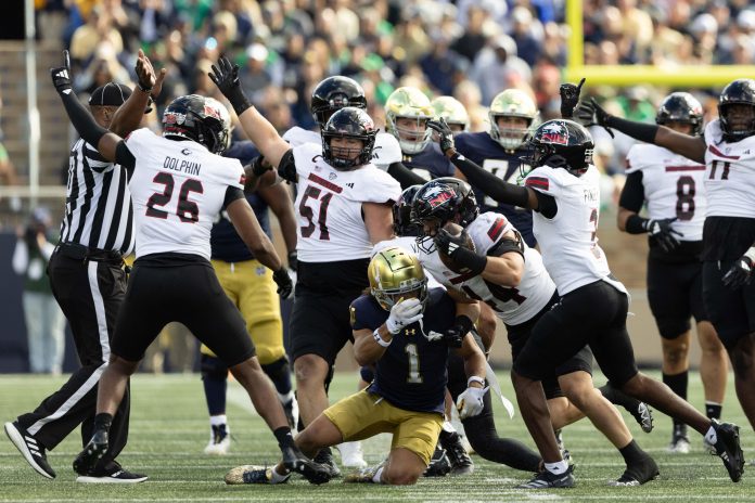 The Northern Illinois Huskies got a handsome payday and knocked off Notre Dame in historic fashion. Just how historic? The largest point-spread upset in recent history.