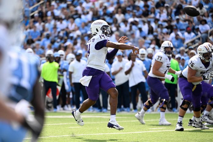 It's a two-player race atop the Sun Belt QB Rankings between current JMU QB Alonza Barnett III and former JMU QB Jordan McCloud, now at Texas State.