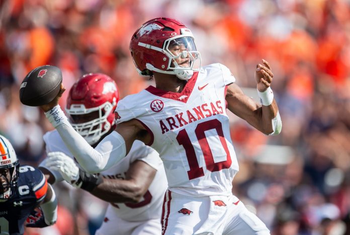 The Southwest Classic returns as the Razorbacks and Aggies do battle in Arlington. Who wins our Arkansas vs. Texas A&M prediction in Week 5?