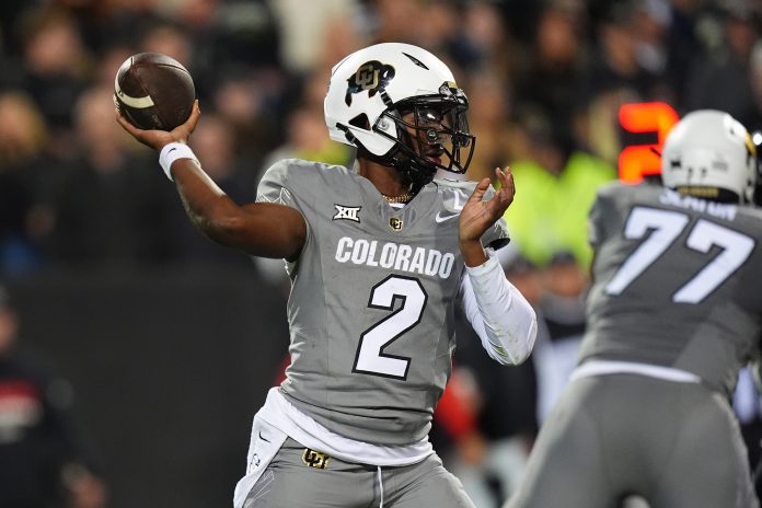 Shedeur Sanders leads the Big 12 QB Rankings as undefeated BYU QB Jake Retzlaff cracks the Elite Tier with the Colorado gunslinger.