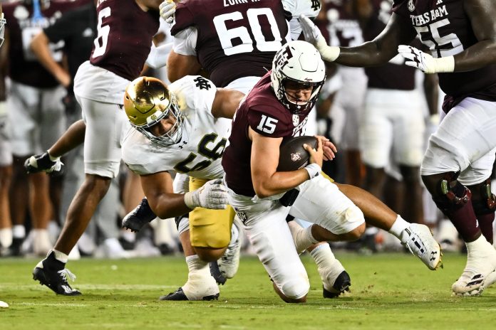 What's the latest on the status of Texas A&M quarterback Conner Weigman after he showed up on the Aggies' availability report earlier in the week?