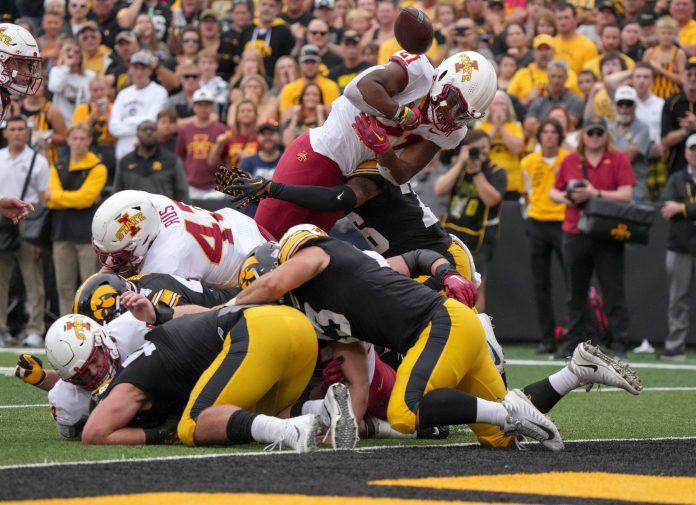 Bragging rights are on the line in the annual Cy-Hawk rivalry. Get live stream options, radio station info, and everything you need to catch Iowa State at Iowa.